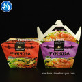 Hot food container noodle paper packaging box